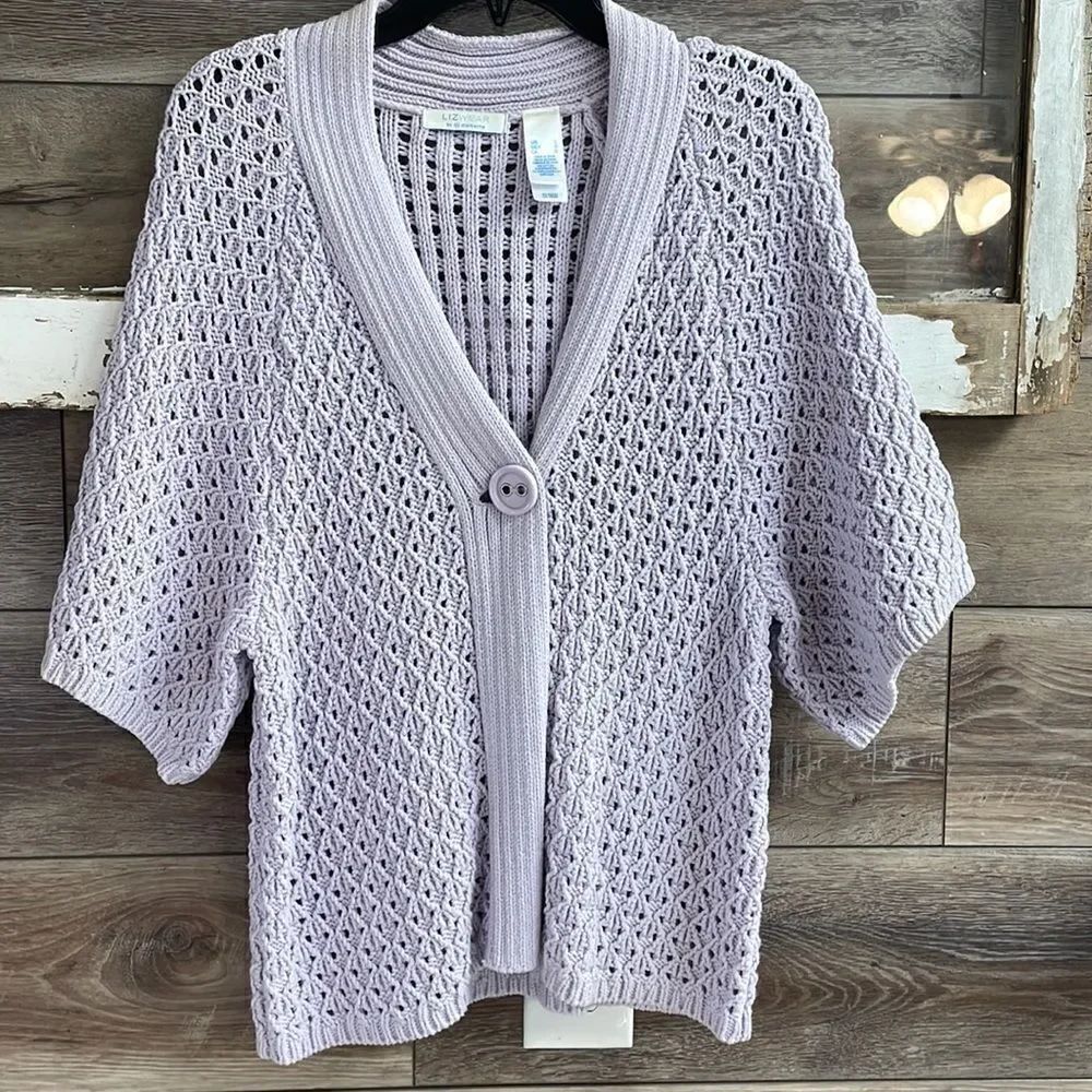 Liz Wear by Liz Claiborne Ladies Lavender Sweater, Size Large